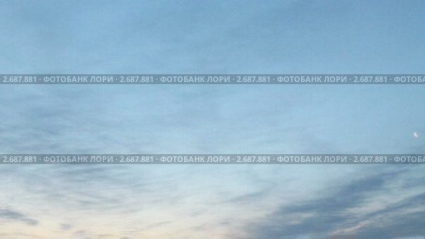 Утреннее небо. Стоковое видео, видеограф Артем Поваров / Фотобанк Лори