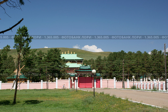 В Агинском дацане. Забайкалье (2009 год). Стоковое фото, фотограф Валерий Лаврушин / Фотобанк Лори