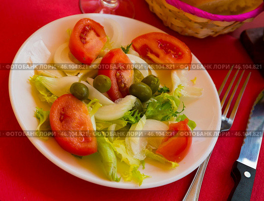 Valencian salad. Стоковое фото, фотограф Яков Филимонов / Фотобанк Лори