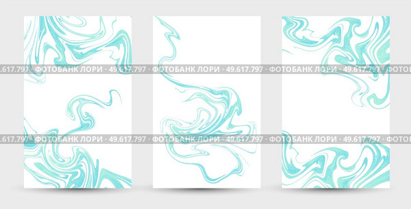 Vector blue marble template, artistic covers design. Ink liquid colorful realistic texture, luxury backgrounds. Trendy pattern, graphic poster, cards.. Blue marble template, artistic covers design, colorful realistic texture, luxury backgrounds. Trendy pattern, graphic poster, cards. Vector illustration. Стоковая иллюстрация, агентство Ingram Publishing / Фотобанк Лори