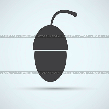 Vector illustration of acorn. Стоковая иллюстрация, агентство Ingram Publishing / Фотобанк Лори