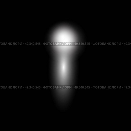Vector searchlight. Black scene. Стоковая иллюстрация, агентство Ingram Publishing / Фотобанк Лори
