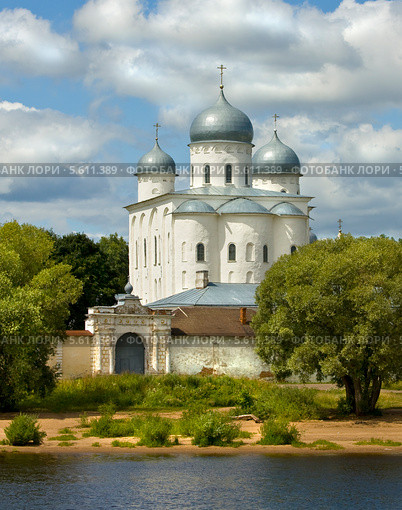 Великий Новгород, Свято-Юрьев монастырь (2013 год). Стоковое фото, фотограф ИВА Афонская / Фотобанк Лори
