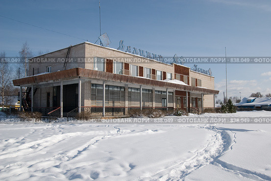 Великий Устюг. Здание Речного вокзала (2009 год). Редакционное фото, фотограф Румянцева Наталия / Фотобанк Лори