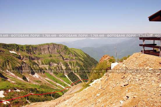 Верхняя станция канатной дороги (2010 год). Стоковое фото, фотограф Анна Мартынова / Фотобанк Лори