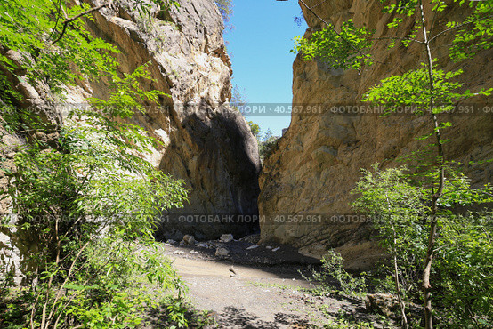 Вход в Карадахскую теснину, Дагестан. Стоковое фото, фотограф Римма Тельнова / Фотобанк Лори