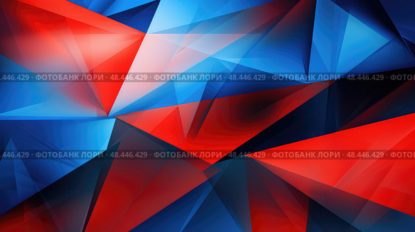vibrant blue and red background ai generated. Стоковое AI-изображение, AI-художник Vectorwin / Фотобанк Лори