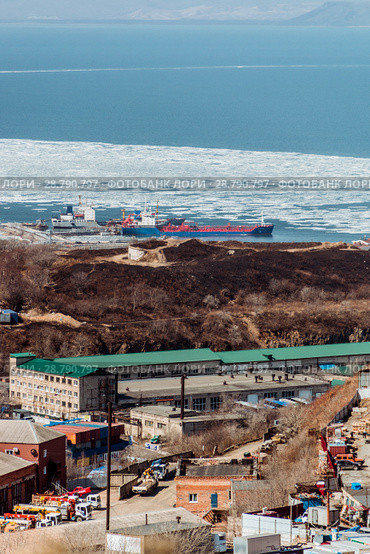 Вид на Амурский залив. Владивосток (2018 год). Стоковое фото, фотограф Дмитрий Лебединский / Фотобанк Лори