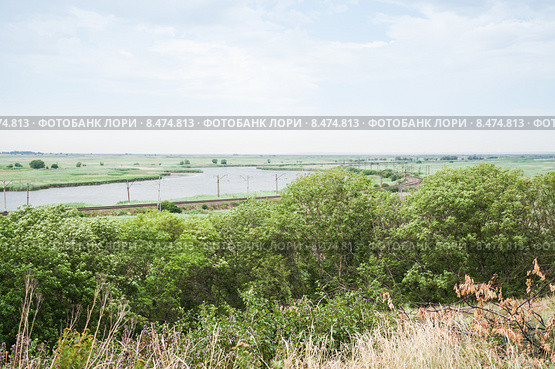 Вид на реку Мертвый Донец в Ростовской области (2014 год). Стоковое фото, фотограф Алёшина Оксана / Фотобанк Лори