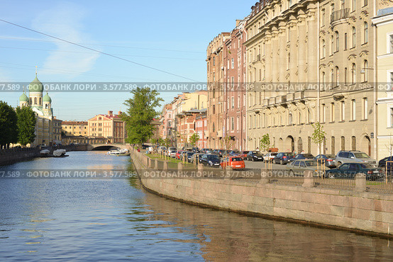 Вид с Аларчина моста. Санкт-Петербург (2012 год). Стоковое фото, фотограф Александр Алексеев / Фотобанк Лори