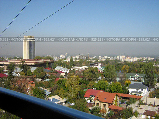Вид с Коктобе, Алма-Ата (2005 год). Стоковое фото, фотограф Камбулина Татьяна / Фотобанк Лори