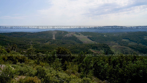 View from Serra da Atalhada in Penacova, Penacova, Coimbra, Portugal. Стоковое фото, агентство Ingram Publishing / Фотобанк Лори