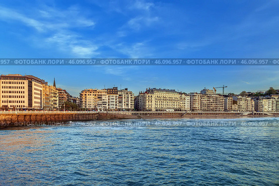 View of San Sebastian, Spain (2018 год). Стоковое фото, фотограф Boris Breytman / Фотобанк Лори