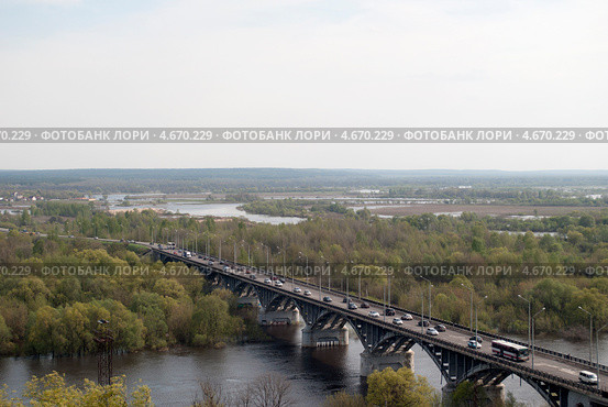 Владимир. Мост через Клязьму (2013 год). Стоковое фото, фотограф Григорий Стоякин / Фотобанк Лори