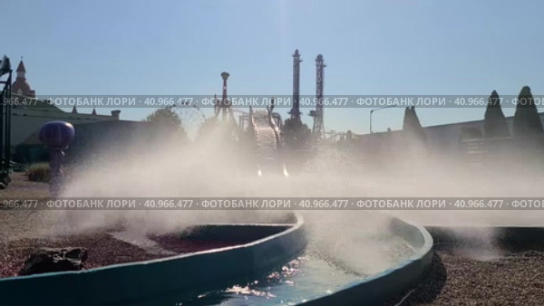 Водяной аттракцион в тематическом парке "Сочи Парк". Адлер (2023 год). Редакционное видео, видеограф Марина Володько / Фотобанк Лори