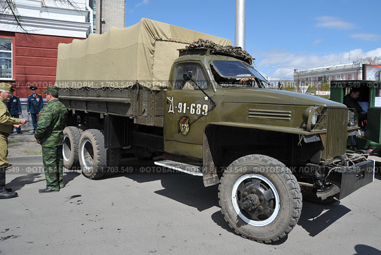 Военный грузовой автомобиль "Студебекер" (2010 год). Редакционное фото, фотограф Free Wind / Фотобанк Лори