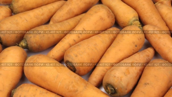 Вращение, куча спелой моркови. Текстура моркови. Растительный фон. Rotation, a heap of ripe carrot. Texture of carrots. Vegetable background. Стоковое видео, видеограф Александр Собко / Фотобанк Лори
