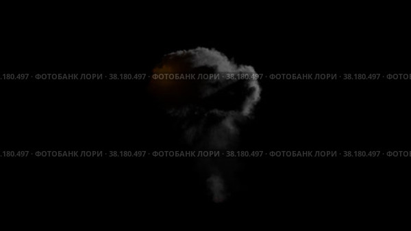 Взрыв с Альфа Каналом Изолирован в 4К 01. Стоковая анимация, аниматор Max Konnov / Фотобанк Лори