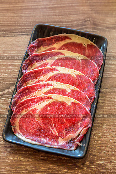 Wagyu Beef Premium for shabu and yakiniku. Стоковое фото, агентство Ingram Publishing / Фотобанк Лори
