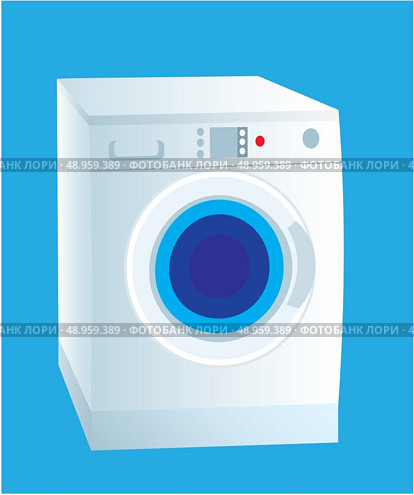 Washing machine. Стоковая иллюстрация, агентство Ingram Publishing / Фотобанк Лори