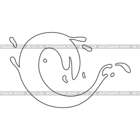 Water and juice splash liquide. One line stroke outline vector Illustration A spill shape, compelling composition arising from moment of disruption A water splash, dynamic display of aquatic motion. Water and juice splash liquide. A drop shape, humble manifestation of liquid state A dripped droplet, solitary actor in. Стоковая иллюстрация, агентство Ingram Publishing / Фотобанк Лори
