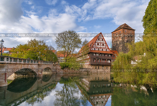 Weinstadel, Nuremberg,Germany (2017 год). Стоковое фото, фотограф Boris Breytman / Фотобанк Лори