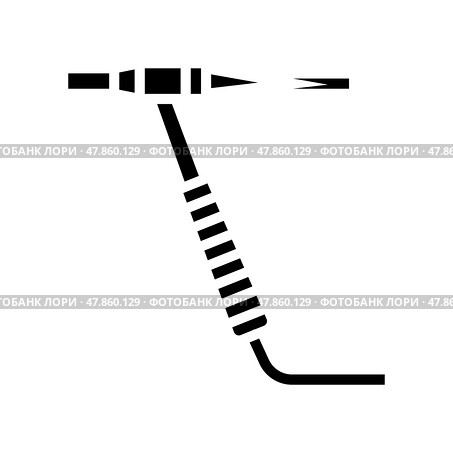 welding machine glyph icon vector illustration. Стоковая иллюстрация, иллюстратор Vectorwin / Фотобанк Лори