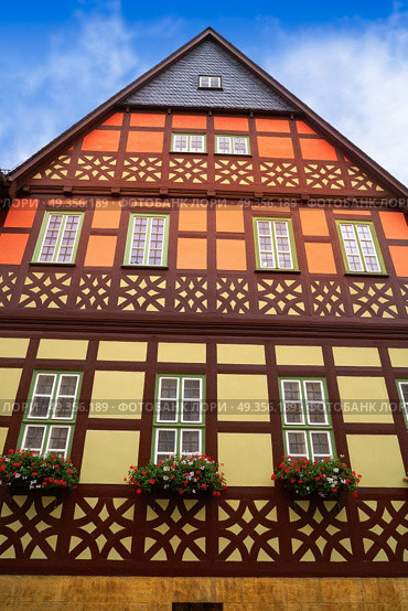 Wernigerode Rathaus Stadt city hall Harz Germany. Wernigerode Rathaus Stadt city hall in Harz Germany. Стоковое фото, агентство Ingram Publishing / Фотобанк Лори
