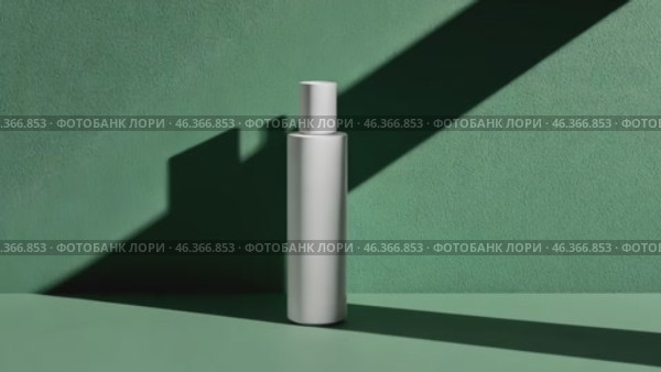 White cosmetic plastic bottle with pump packaging for cream, lotion, medicine, shampoo or liquid soap isolated on pastel pale green background. Blank skincare beauty product tube template. Empty jar. Стоковое AI-видео, аниматор Марина Демидюк / Фотобанк Лори