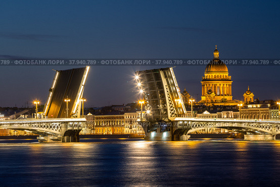 White nights in St. Petersburg (2022 год). Стоковое фото, фотограф Юлия Бабкина / Фотобанк Лори