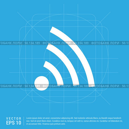 Wi-Fi Icon. Стоковая иллюстрация, агентство Ingram Publishing / Фотобанк Лори