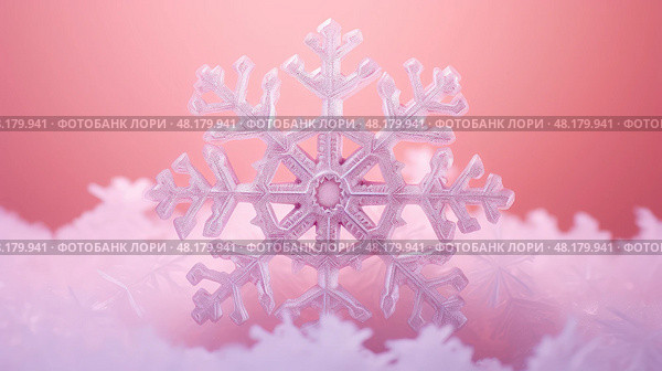 windowpane pink snowflakes ai generated. Стоковое AI-изображение, AI-художник Vectorwin / Фотобанк Лори