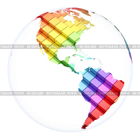 World concept planet Earth. Elements of this image furnished by NASA. 3D rendering. World concept planet Earth 3d rendering. Стоковое фото, агентство Ingram Publishing / Фотобанк Лори