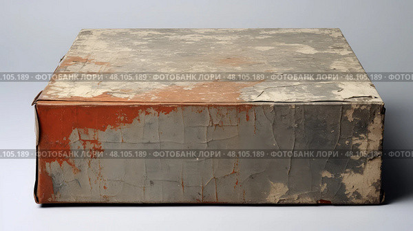 worn damaged box ai generated. Стоковое AI-изображение, AI-художник Vectorwin / Фотобанк Лори