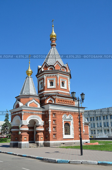 Ярославль, часовня Александра Невского (2013 год). Стоковое фото, фотограф Овчинникова Ирина / Фотобанк Лори
