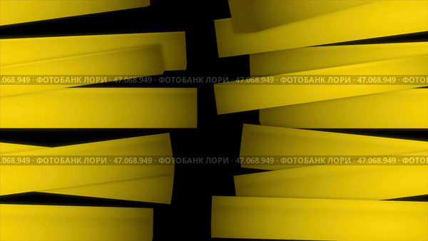 Yellow wide lines looking like old skewed fence. Стоковая иллюстрация, иллюстратор David Kashakhi / Фотобанк Лори