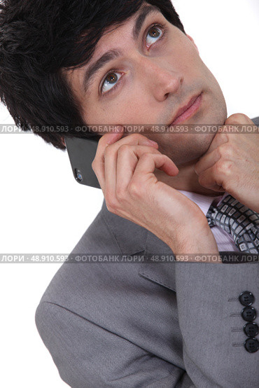 Young man daydreaming. Стоковое фото, агентство Ingram Publishing / Фотобанк Лори