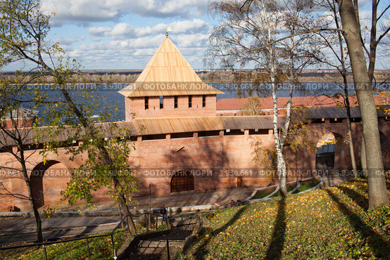 Зачатьевская Башня Нижегородского кремля (2012 год). Редакционное фото, фотограф Igor Lijashkov / Фотобанк Лори