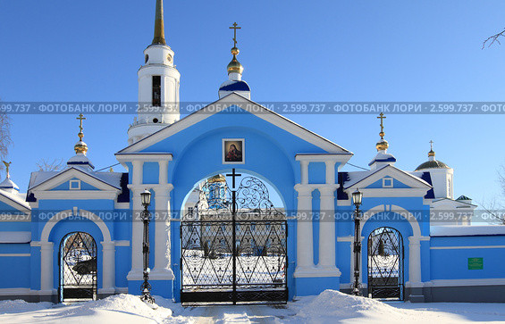 Задонский Богородицкий мужской монастырь. Воронежская епархия (2011 год). Стоковое фото, фотограф Дмитрий Неумоин / Фотобанк Лори