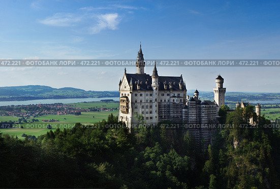 Замок Нойшванштайн, Бавария. Германия (2008 год). Редакционное фото, фотограф Николай Винокуров / Фотобанк Лори