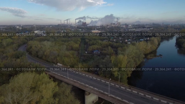 Завод Башкирской содовой компании по производству соды. Plant Bashkir soda company for the production of soda. (2018 год). Редакционное видео, видеограф Евгений Романов / Фотобанк Лори