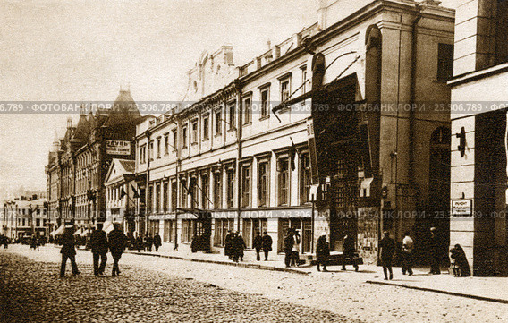 Здание МХТ в Камергерском переулке. Москва. Россия. Стоковое фото, фотограф Юрий Кобзев / Фотобанк Лори