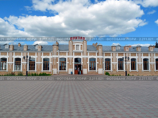 Железнодорожный вокзал город Ишим (2010 год). Стоковое фото, фотограф Николай Белецкий / Фотобанк Лори