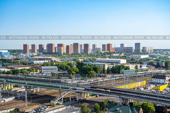Жилой комплекс "Одинцово-1". Город Одинцово, Московская область, Россия. Редакционное фото, фотограф Господин Никто / Фотобанк Лори