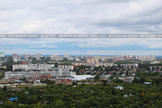 Жилой район Верхние Печёры в Нижнем Новгороде (2019 год). Редакционное фото, фотограф Иван Дуплик / Фотобанк Лори