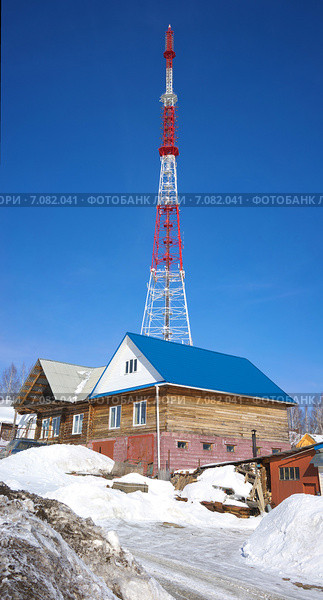 Златоуст, Челябинская область,телевизионный, ретранслятор (2015 год). Стоковое фото, фотограф Игорь Потапов / Фотобанк Лори