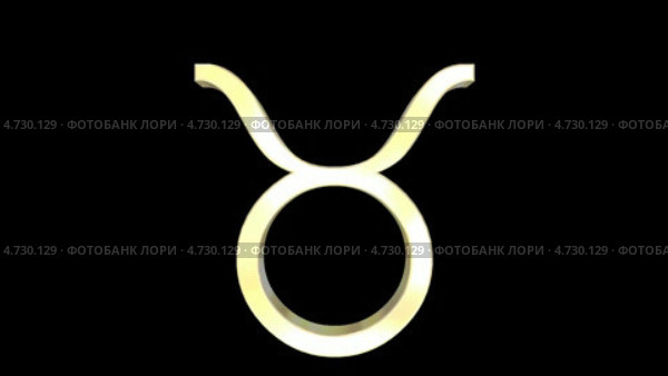 Знак зодиака Телец. Стоковая анимация, аниматор Алексей Бычков / Фотобанк Лори